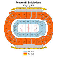 Scotiabank Saddledome Seating Chart Views Reviews