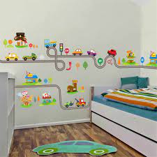 Very fun and will transport them into a new 'train' of thought! Funny Cartoon Mouse Car Train Wall Stickers For Kids Rooms Rat Cartoon Wall Decals Nursery Room Mice Poster Mural Wall Stickers Aliexpress
