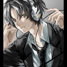 L anime anime eyes anime art hot anime boy anime gangster. Anime Boy With Headphones Anime Boy With Headphones Black Hair Green Eyes Anime