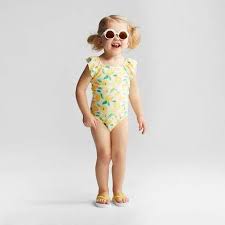 Waterside v swim top c/d cup online only. Cat Jack Toddler Girls Lemon One Piece Swimsuit Cat Jack Yellow Ad Toddler Swimsuits One Piece Little Girl Swimsuits