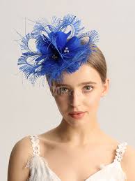 Try it now by clicking royal blue hair. Royal Blue Hair Accessories Feather Rhinestones Wedding Headpieces Milanoo Com