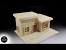 Popsicle Stick Easy Miniature House