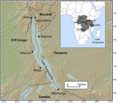 Mount kilimanjaro if you are interested in tanzania and the geography of africa our large laminated map of africa might be just what you need. Lake Tanganyika Map Image Eurekalert Science News