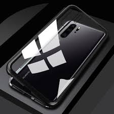 Magnetic Case For Huawei P30 Pro Case Glass Hard Back Cover Luxury Frame Protection Coque For Huawei P30 Lite Flip Phone Case Huawei Phone Case Cover