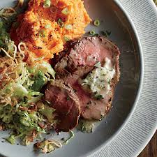 Season steaks with a generous amount kosher salt and pepper. Roast Beef Tenderloin Rosemary Roasted Potatoes Recipe Myrecipes
