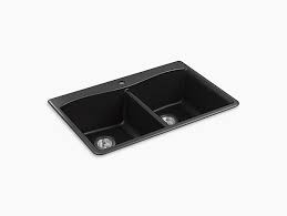 Kohler whitehaven, riverby, fireclay, stainless, etc. Kennon 33 Neoroc Top Undermount Double Equal Kitchen Sink K Rh8185 1 Kohler Kohler