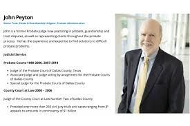 John Peyton Is a Former Judge. Now He's a Probate Lawyer. You Can Hire Him. 