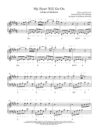 My heart will go on (love theme from titanic). Pin On Playground Advanced Sheet Music