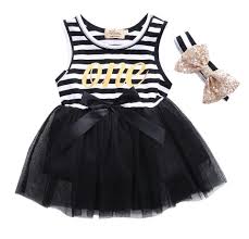 Black And Gold Birthday Party Outfits Baby Girl One First Birthday Party Dress Headband Set Black White Gold Sz 12 Month Tutu Children S Boutiq First Birthday Dresses Birthday Tutu Dress Kids Dress