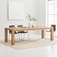 Tahoe Dining Table Natural Oak In 2020 Solid Wood Dining Table Wood Dining Table Modern Oak Dining Tables