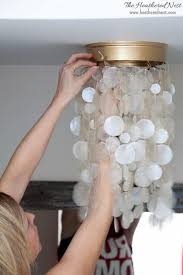 The most common diy ceiling light material is metal. Diy Flush Mount Lighting 2 Ways To Modernize Boob Lights
