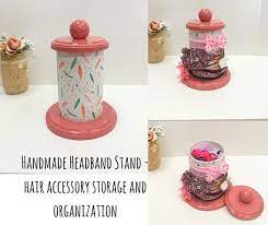 Handmade Quality Headband Stand To Organize And Store Hair Accessories This Be Hair Accessories Storage Hair Accessories Holder Organizers Diy Headband Holder