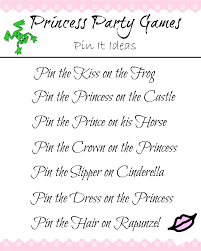 It S A Princess Thing Pin The Princess Party Game Ideas Princess Party Games Princess Birthday Party Games Princess Party
