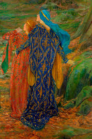 In Awe Edwin Austin Abbey Art Fine Art Pre Raphaelite Art