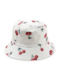 Fruit Pattern Bucket Hat Outfits With Hats Bucket Hat Fashion Cute Hats