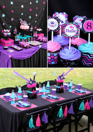 Our bestselling music party decorations are the black music note silhouettes and the black plastic musical notes. 18th Birthday Party Decorations Ideas