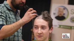 Kenny watches local heroes 'shave it all off' to help kids with cancer