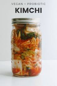 Vegan Kimchi Tangy And Delicious This Addicting Kimchi Recipe Is Made With Cabbage Apple Green Onion In 2020 Vegan Kimchi Vegan Kimchi Recipe Fermentation Recipes