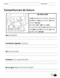 Reading Comprehension French By Small Paper Boat Tpt I have listened to different versions of such comptines, both recited and.