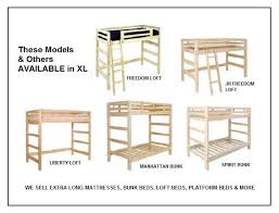 Twin size mattresses are built to industry standard dimensions. Extra Long Beds Xl Bunk Beds Xl Loft Beds Xl Twin Beds
