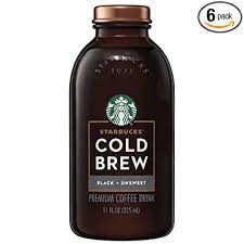 This clever cold brew company only accepts the best of the best when it comes to coffee beans, specifically those that are organic, free of gmos the cafe wonder that is blue bottle finally released their delicious cold brew in cans. Starbucks Cold Brew Coffee Black Unsweetened 11 Oz Glass Bottles 6 Count Amazon Com Grocery Gourmet Food
