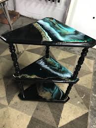 Resin Art Table Art Table Resin Art Decor