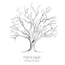 Druckbare Fingerabdruck Baum Hand Drawn Customizable Thumbprint Baum Wedding Gastebuch Pdf Birthday Fingerabdruck Stammbaum Vorlage Fingerabdruck Baum Baum Vorlage