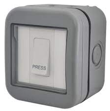 With some, each bell push can have a different chime, so you know where your visitor is. Bg Electrical Ip55 Outdoor Bell Push Light Switch Wpb14 Hello Sockets