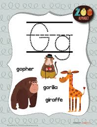 Countries that start with the letter a. Letter G Animals Printable Poster Alphabet Letter Hunt Animal Alphabet Letter G