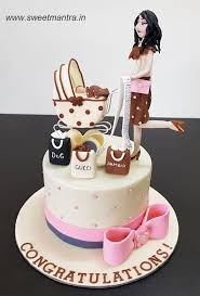 Fondant Birthday Cake For Mother Design Pin By Cakesdecor Com On Cakes For Your Event Cake Girl Cakes Cake Designs Birthday