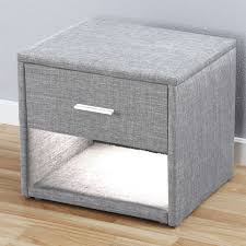 New furniture table furniture furniture design business furniture outdoor furniture furniture market home design architecture. Mikasa Furniture Grey Alvernia Upholstered Bedside Table With Led Reviews Temple Webster