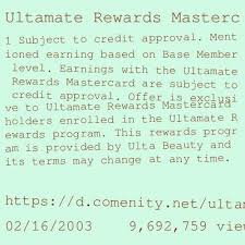 No annual fee, 2x the points for every $1 spent at ulta beauty and so much. Ulta Mastercard Credit Card Customer Service