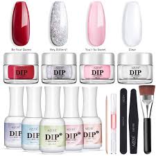 Treat yourself to the luxury of salon quality manicures without paying join thousands of women dipping out of their nail salons and saving $1,200/year. Amazon Com Nail Dip Powder Starter Kit 4 Red Glitter Colors 1oz Acrylic Dip Powders System For French Nail Comes With Bond Base Activator Top Brush Saver 4 Powder Jars Some Manicure Tools Industrial Scientific