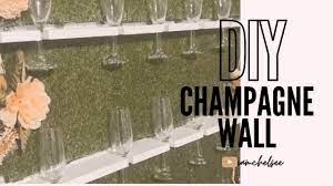 Diy Champagne Wall Tutorial Mini Large Champagne Walls Youtube In 2021 Champagne Bridal Shower Inspo Outdoor Wedding Decorations