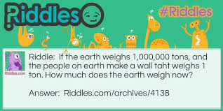 Earth is, by any reckoning, a pretty big place. The Earth Riddles Com