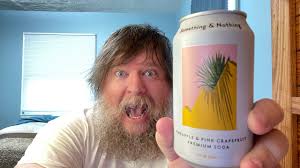 SOMETHING & NOTHING PINEAPPLE & PINK GRAPEFRUIT PREMIUM SODA
