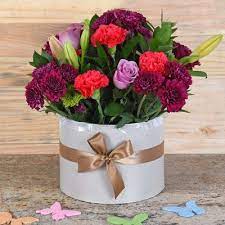 1 artificial rose decoration handmade box not hatbox gift rainbow unicorn pastel. Flower Bouquets Flower Gifts Hamper World