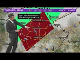 Severe and flash flood threats; Severe Weather Rolls Through San Antonio Monday Afternoon Youtube