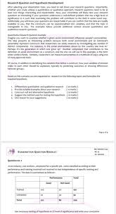 A research question can be made into a hypothesis by changing it into a statement. Research Question And Hypothesis Development After Chegg Com