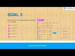 Barisandanderet #aritmatika #geometri barisan dan deret aritmatika ataupun geometri merupakan salah satu materi yang akan di. Cara Cepat Mengerjakan Soal Barisan Dan Deret Aritmatika Dan Geometri Pesat Id