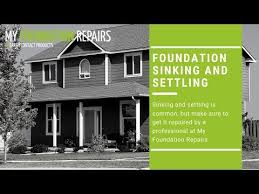 settlement & sinking my foundation