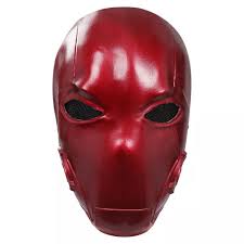 BATMAN RED HOOD Jason Todd Mask Cosplay Latex Masks Helmet Party Costume  Props $20.52
