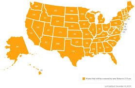 Counties and cities can charge an additional local sales tax of up to 5.125%, for a maximum possible combined sales tax of 9.355%; Tobacco 21 Laws Raising The Minimum Sales Age For All Tobacco Products To 21 American Lung Association