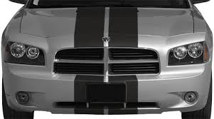 Dodge Charger Rally Racing Dual Stripes Kit Vinyl Decal Graphic Striping Kit Fits Years 2006 2007 2008 2009 2010