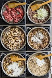 Aug 18, 2020 · tips & tricks for making sour cream ground beef noodle casserole. Ground Beef Stroganoff Recipe Natashaskitchen Com