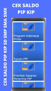 Selain itu, kalian juga dapat mengetahui sisa saldo tabungan kalian seperti telah kami singgung diatas bahwa saat ini nasabah bri bisa melakukan cek saldo melalui hp. Cara Cek Saldo Kip Pip Sd Smp Sma Smk For Android Apk Download