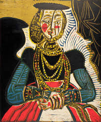 I have come to care very much for this painting by pablo picasso titled dora maar seated. Sitzende Frau Nach Cranach Von Pablo Picasso 1881 1973 Spain Artsdot Com