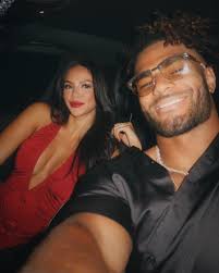 San Francisco 49ers' Fred Warner's wife, Sydney, dresses him for game days