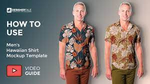 Download How To Use Men S Hawaiian Shirt Mockup Youtube