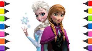Bu oyunda yapmanız gereken size verilen boyaları en iyi ve en güzel şekilde kullanarak kale kalem taslak resimlerini renklendirmek olacak. Frozen Elsa Anna Boyama Renkleri Ogreniyorum Sihirli Kalemler Youtube